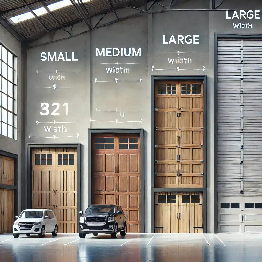 garage door width