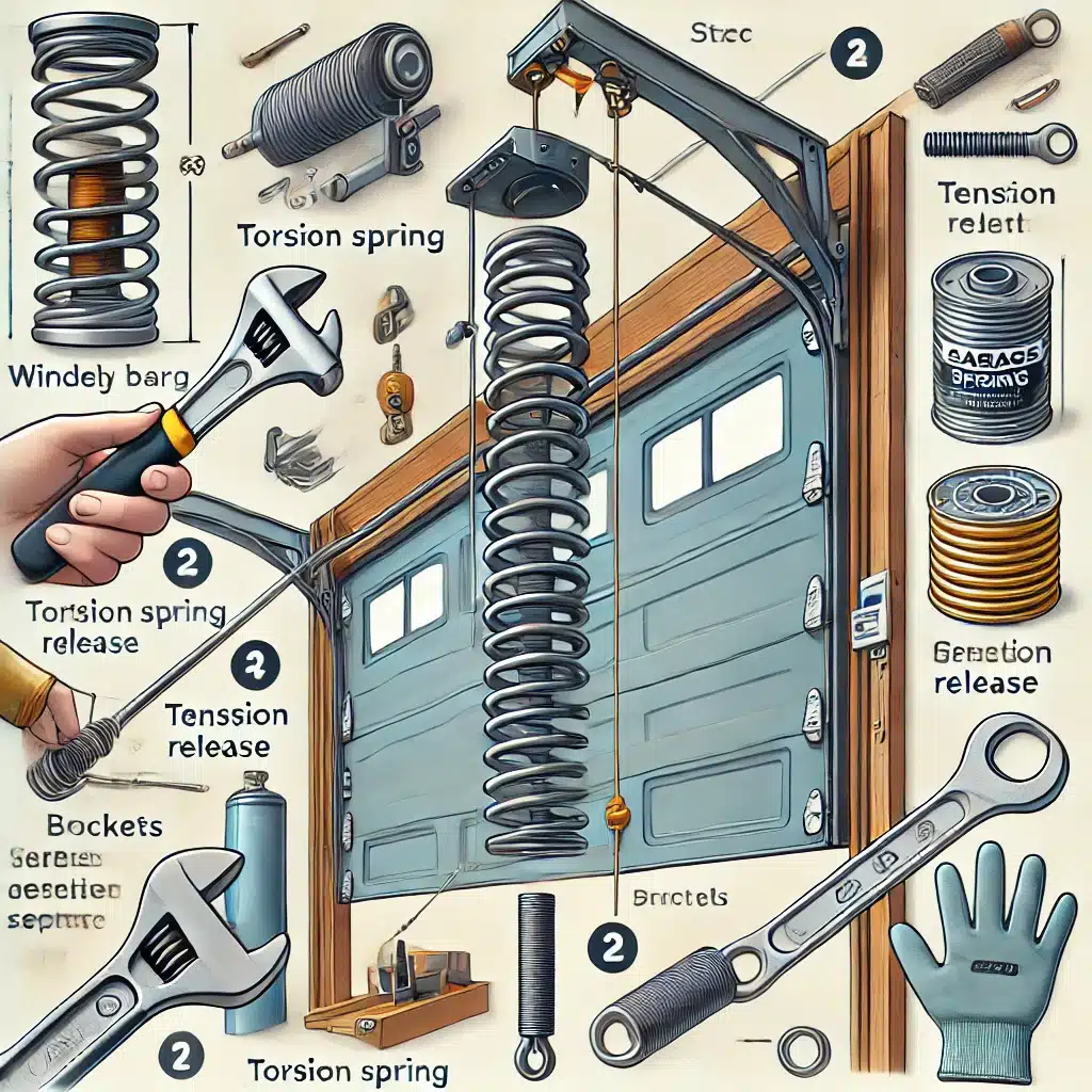 how to replace garage door spring